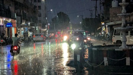 Rain in Nagaur city