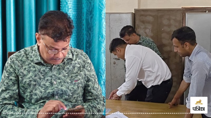 basic education clerk bribe arrest anti corruption moradabad up