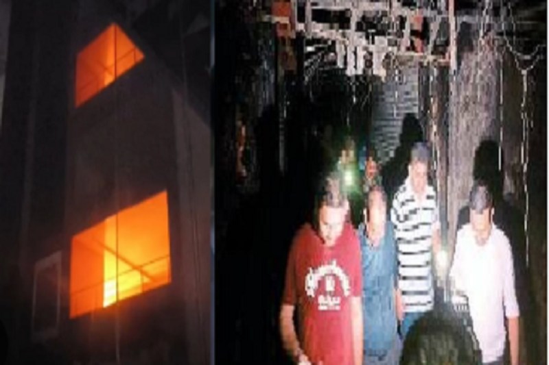 बेबीलोन टावर में लगी आग, कड़ी मशक्कत के बाद 50 लोगों को बचाया, 8 लोग धुएं में दम घुटने के कारण हुए बेहोश