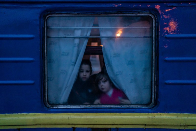 Deported Ukrainian children