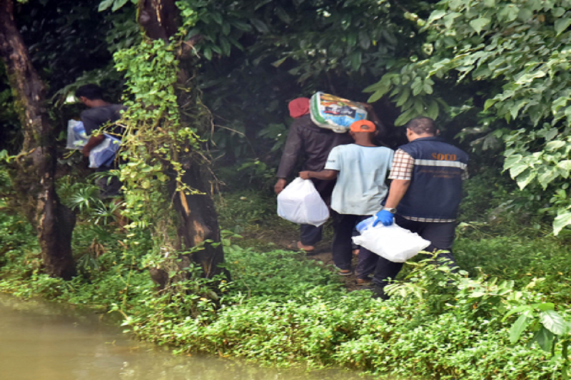 bones and clothes found during excavation in Dharmasthala