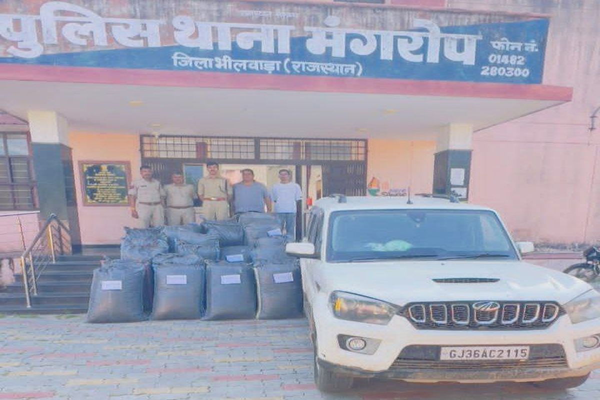 प्रशिक्षु आईपीएस माधव उपाध्याय तस्करों के पीछे दौड़े, पकड़ लिया 447 किलोग्राम डोडा चूरा