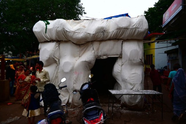 रायपुर@गुढि़यारी में सज रहा वैष्णव माता दरबार,