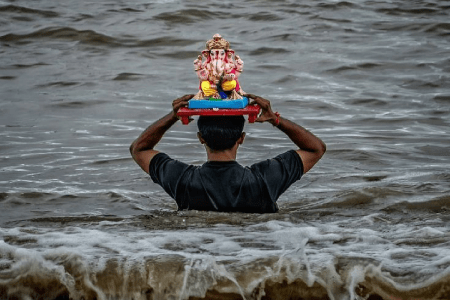 route diversion Indore-Ichhapur highway blocked ganesh visarjan mp news