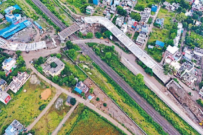 sehore ROB construction problem private land housing board mp news