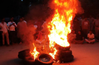 VHP-Bajrang Dal protest illegal meat shops electricity cut satna mp news