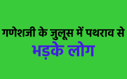 एमपी में गणेश जुलूस पर किया पथराव, मच गया बवाल, पुलिस ने बरसाई लाठियां - image
