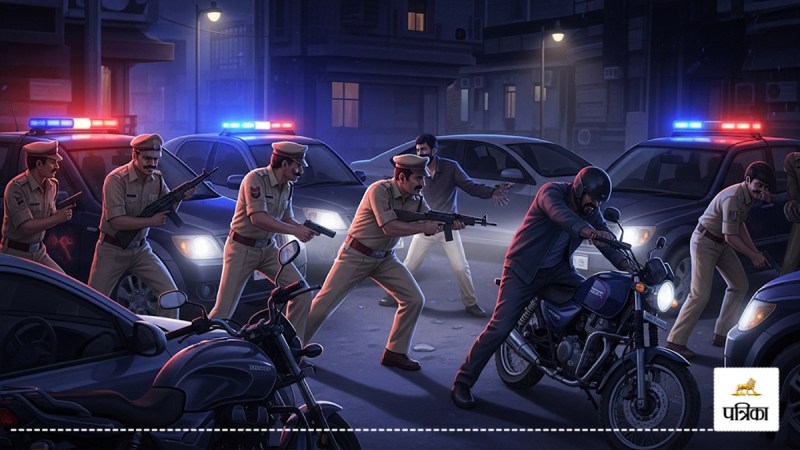 ghaziabad police encounter 7 criminals arrested 5 injured