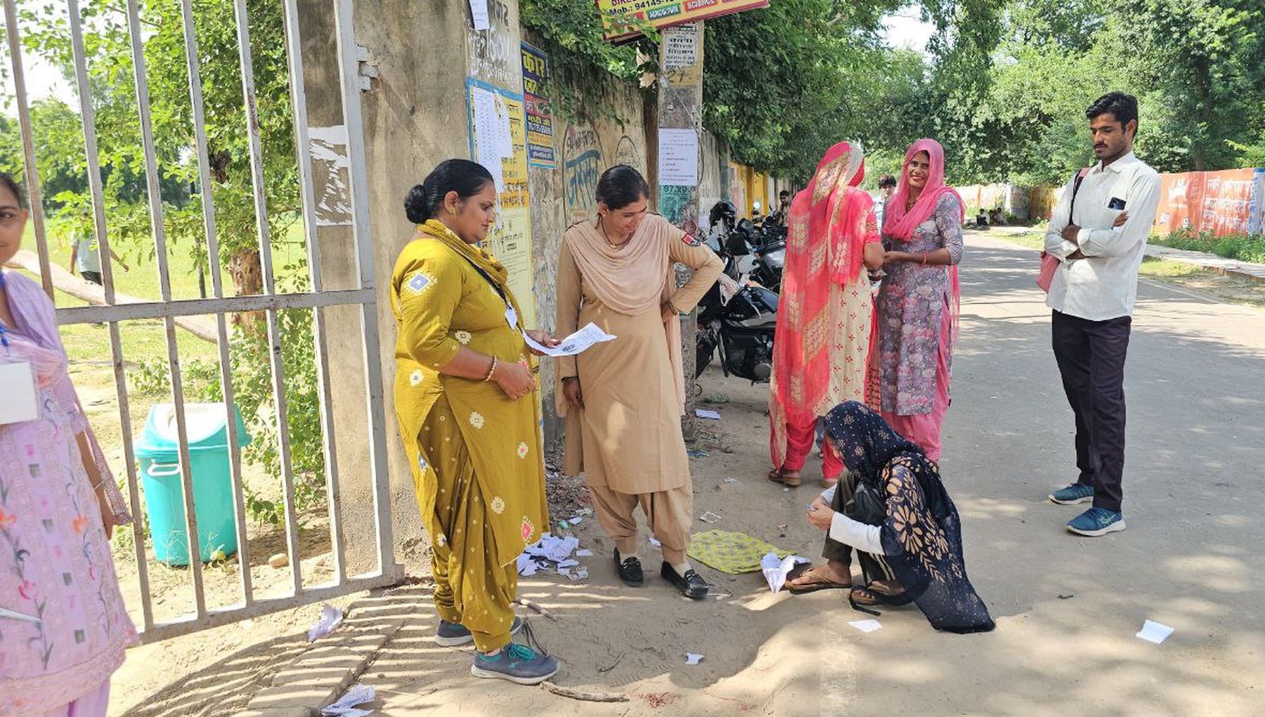 Youths holding degrees from LLB, MA B.Ed to MBA also appeared for the Class IV recruitment exam