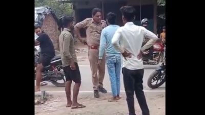 प‍िस्टल दिखाकर धमकाने पर थानाध्यक्ष ने दी सफाई