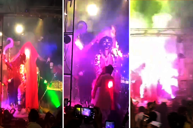 Fire Broke Out On Kali Idol