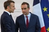 Emmanuel Macron and Sebastien Lecornu