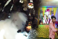 Milk Stream Flowing On Road