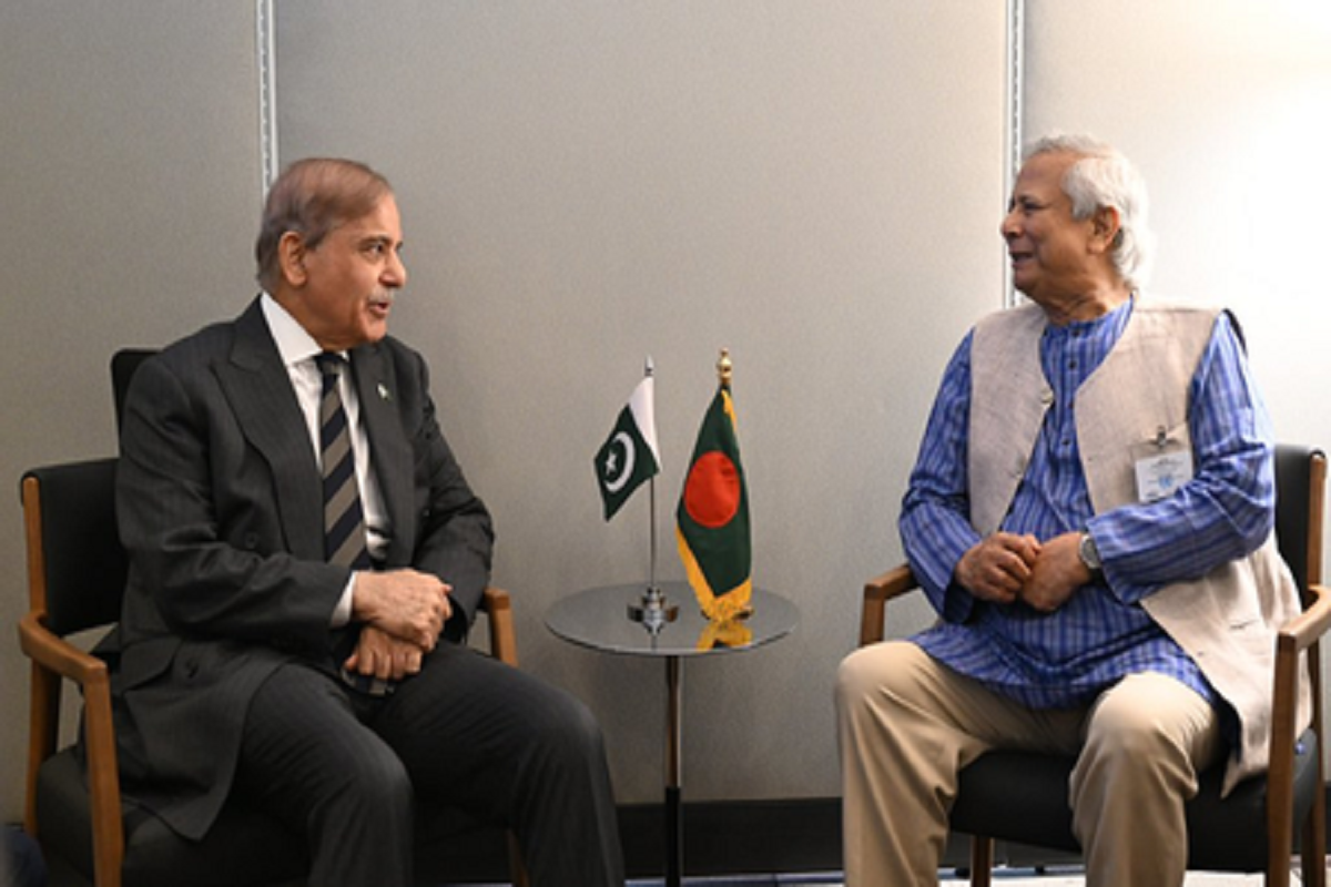 Yunus and Shahbaz Sharif meeting in new york