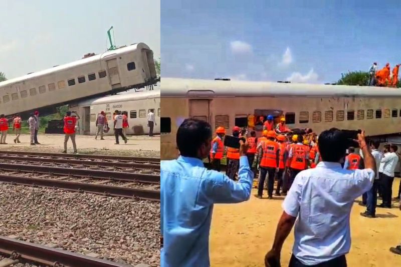 Mock drill at Shivdaspura railway station