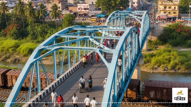 moradabad kapoor company pull 175 meter long bridge