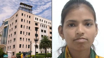 moradabad tmu nursing student jumps third floor hospitalized