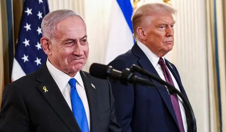 Benjamin Netanyahu and Donald Trump