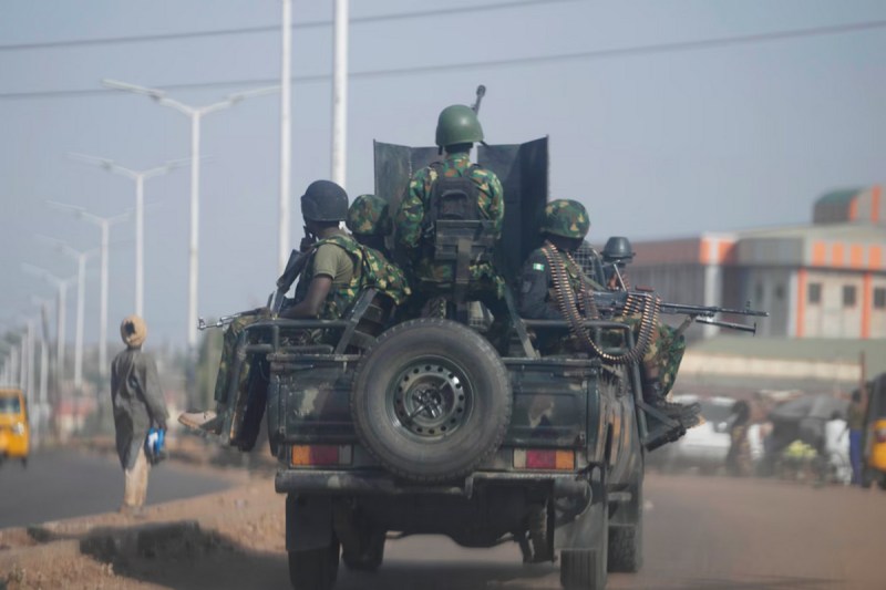 Nigerian troops