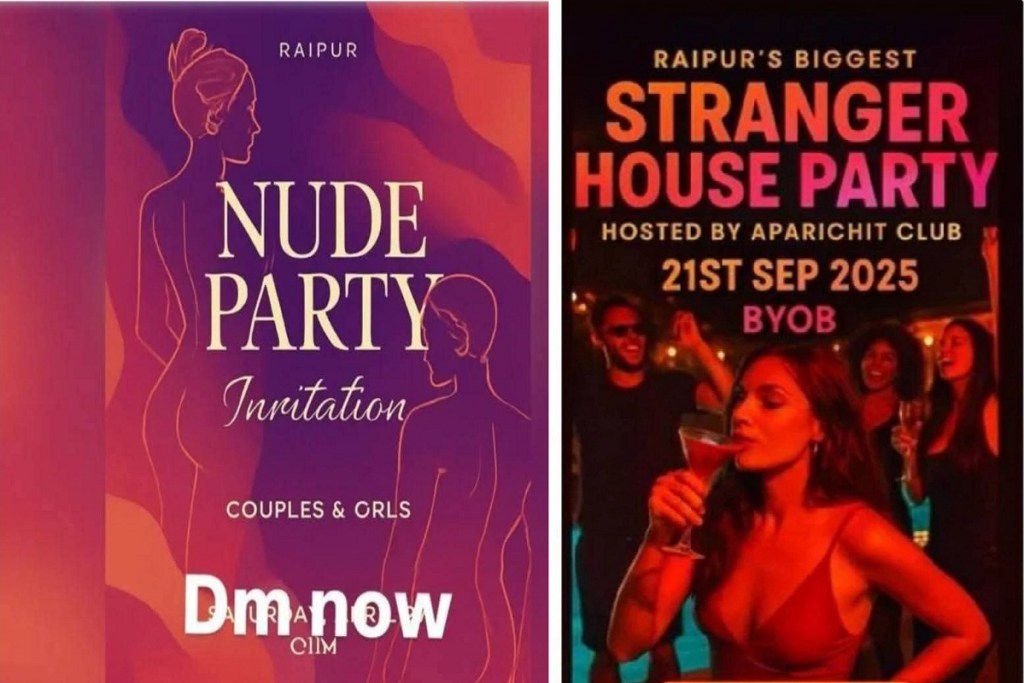 Nude Party in raipur, Raipur Nude party case