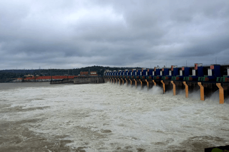 Omkareshwar Dam 21 Gates Open
