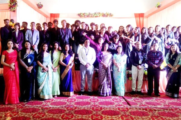 Students rejoice at the fresher's party