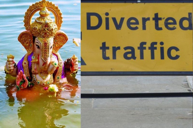 ganesh visarjan traffic diversion roads closed today bhopal mp news
