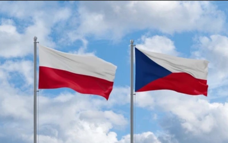 Poland and Czech Republic flags