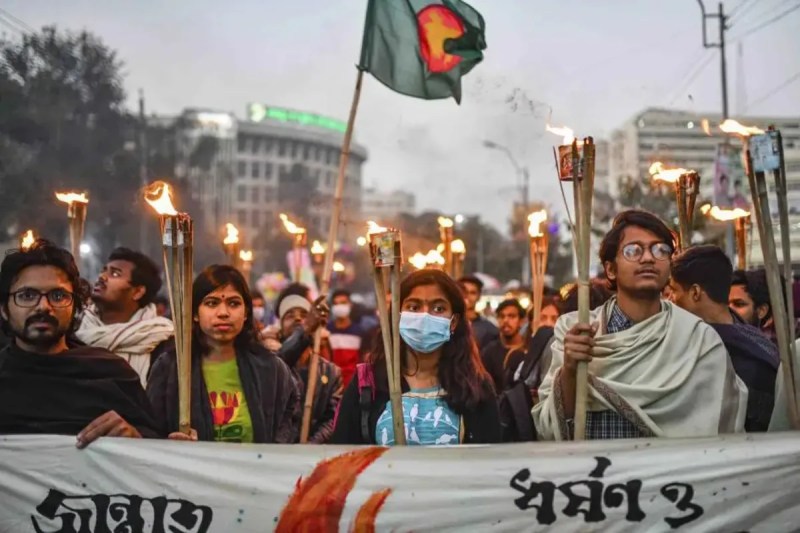 Protest against rape in Bangladesh