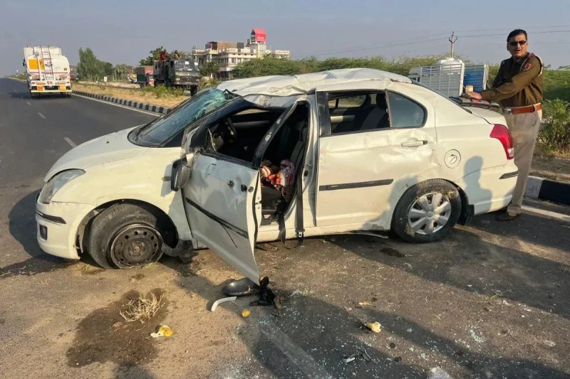 road accident in Hanumangarh