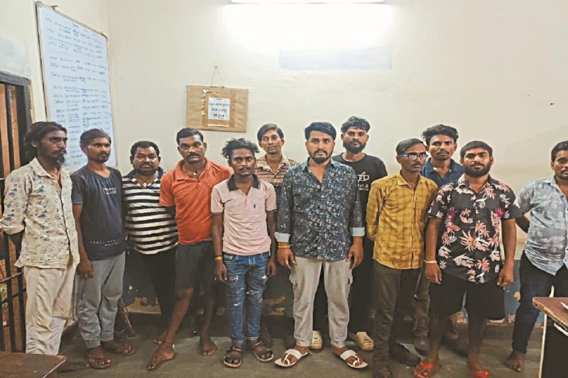 800 जवानों ने पांच जिलों में चलाया ऑपरेशन (Photo source- Patrika)