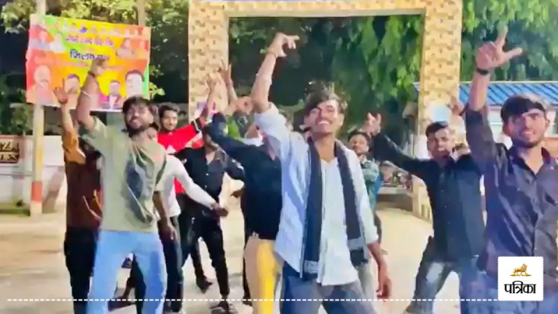 sambhal police action reel boys dancing thana gate