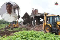 Jhalawar: स्मैक तस्कर वन भूमि पर बना रहा था आलीशान फार्म हाउस, किया जमींदोज - image