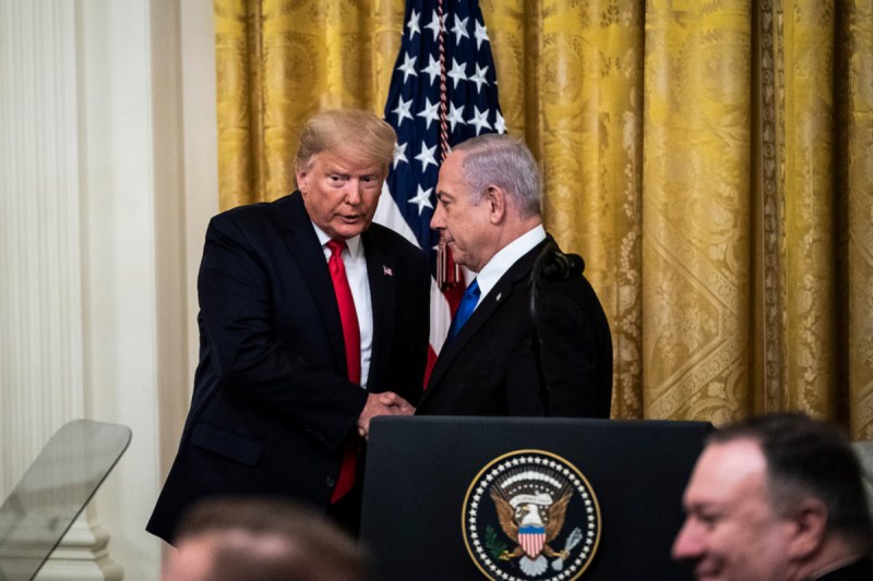 Donald Trump and Benjamin Netanyahu