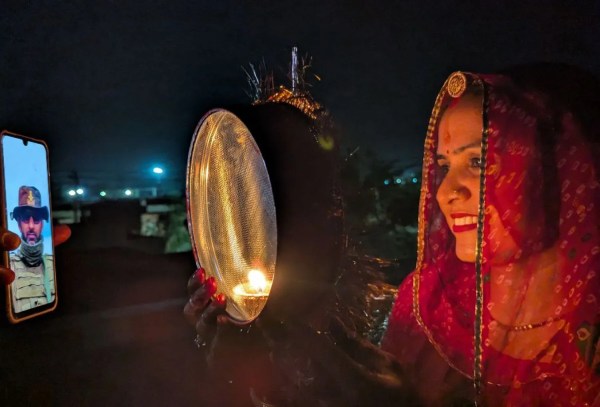 Fast kept for wedding, broken by sight of moon