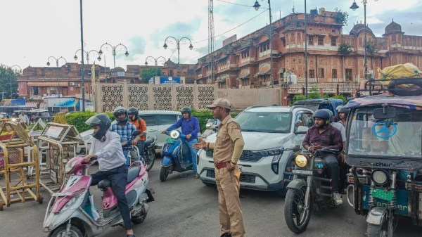 Traffic rules at not been followed 