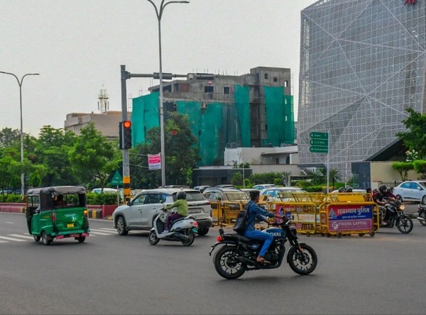 Traffic rules at not been followed 