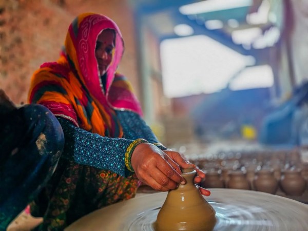 Diya and karwa making 