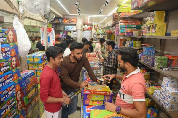 Shopping for diwali