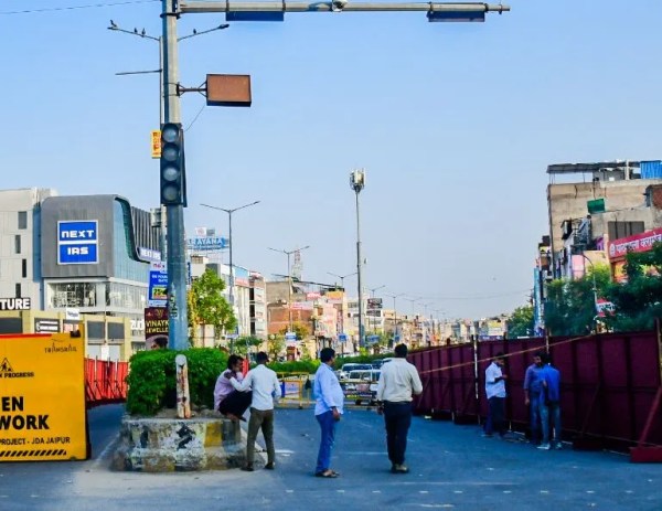 Gopalpura alivated road 