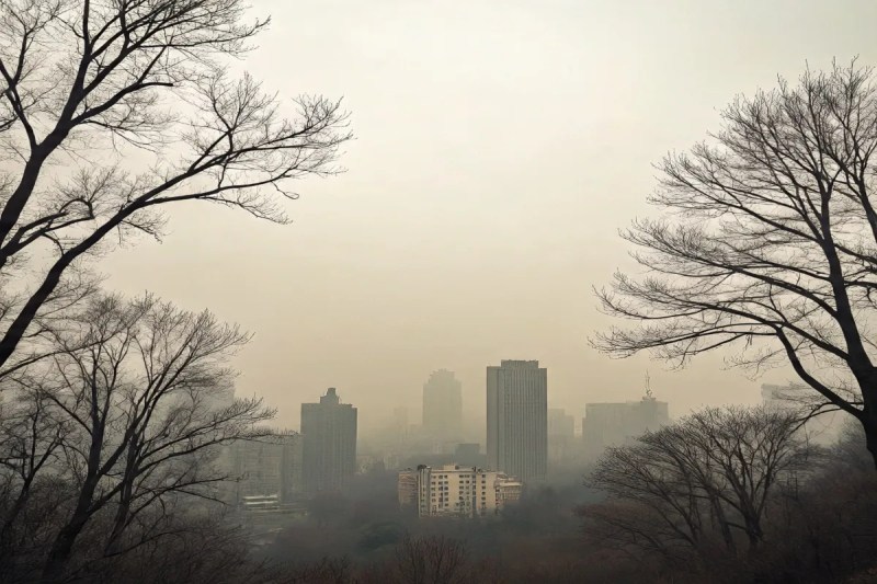 जहाँ बचपन खेलता था खुले में, वहाँ अब मास्क में घुट रही हैं सांसें, लखनऊ के 5 इलाकों में प्रदूषण ने पार किया ‘येलो जोन’ (फोटो सोर्स : AI)