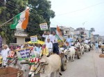 कांग्रेस की किसान क्रांति यात्रा में उमड़ा जनसैलाब