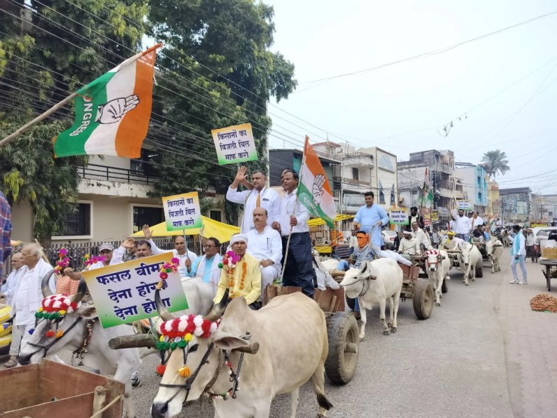 कांग्रेस की किसान क्रांति यात्रा में उमड़ा जनसैलाब