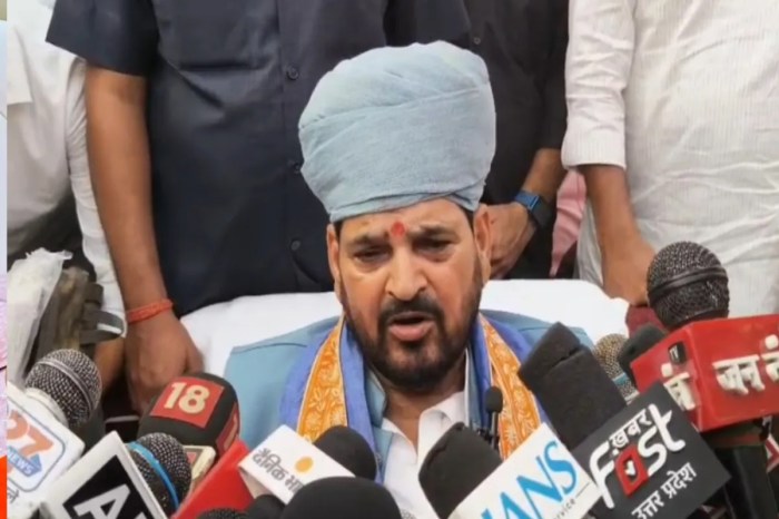 बीजेपी के पूर्व सांसद बृजभूषण सिंह