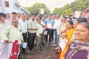 Chhattisgarh Employees Protest (photo source- Patrika)