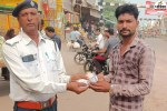 Bharatpur Nadbai Traffic policeman
