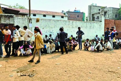 किसानों ने लगाया जाम, आधा घंटे बंद रहा हटा-पन्ना मार्ग