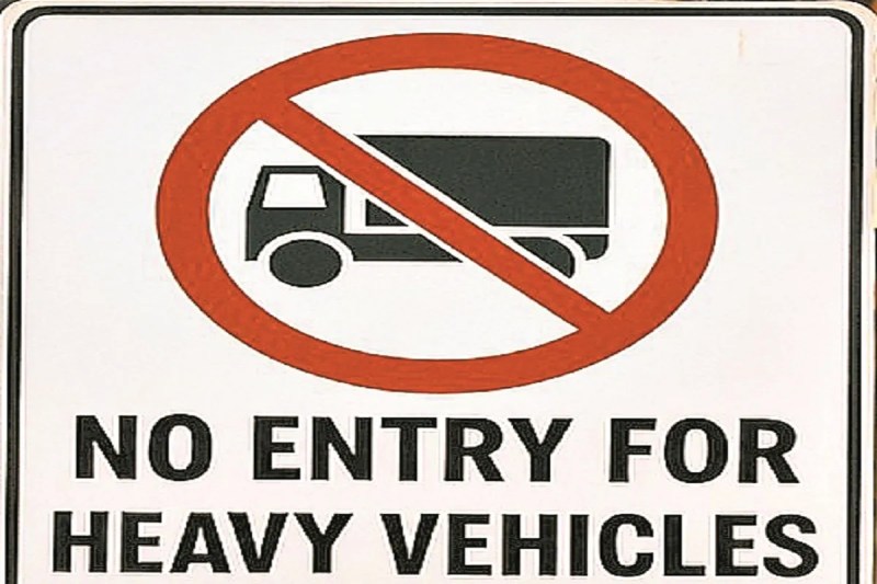 शहर में भारी वाहनों का प्रवेश बैन (Photo source- Patrika)
