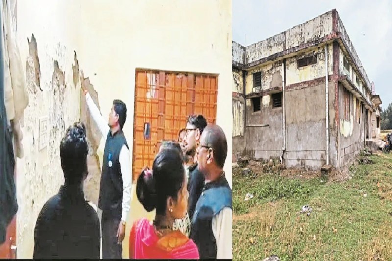 अनंतपुर का जर्जर छात्रावास (photo source- Patrika)