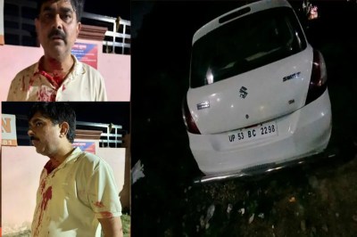लखनऊ के गोमती नगर विस्तार में सरेआम गुंडई, कार रोकी, अधिकारी और उनकी बेटी से मारपीट (फोटो सोर्स : Whatsapp)